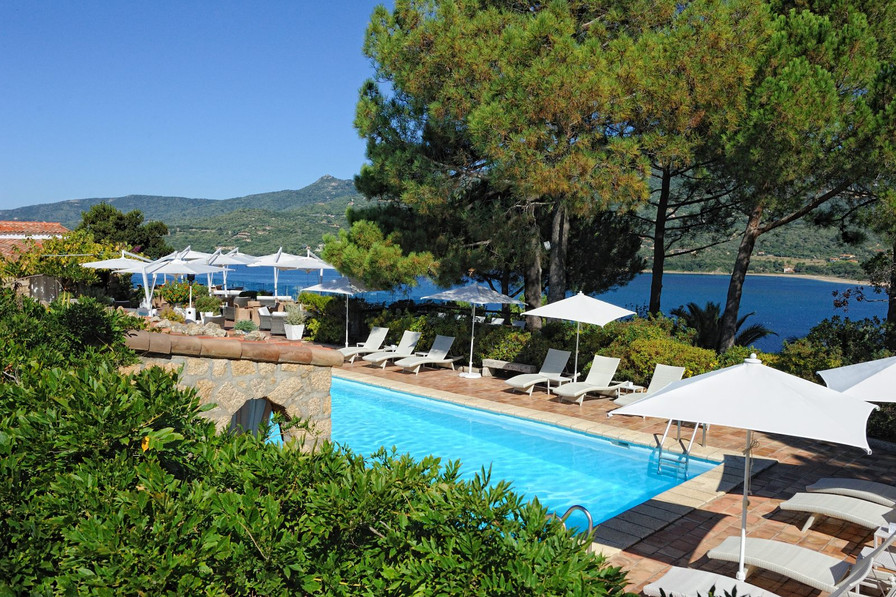 Panoramic views from Miramar Corsica Hotel - 5 étoiles Small Luxury Hotel en Corse du Sud 